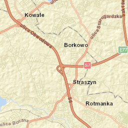 Straszyn Street Map