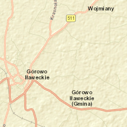 Górowo Iławeckie Street Map