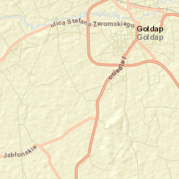 Gołdap Street Map