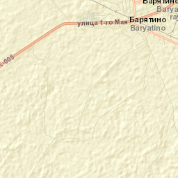 Baryatino Street Map