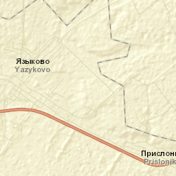 Yazykovo Street Map