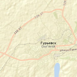 Gur’yevsk Street Map