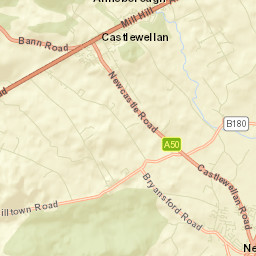 Newcastle Street Map