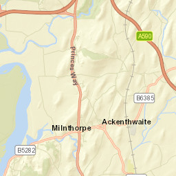 2 Sands View, Leasgill, Milnthorpe, Cumbria Street Map