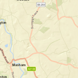 Kings Keld Bank, Bedale, North Yorkshire DL8 Street Map