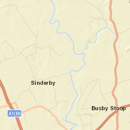 B6267, Thirsk, North Yorkshire YO7, UK Street Map