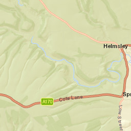 Rievaulx Bank, North York Moors National Park Street Map
