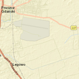 Pruszcz Gdański Street Map