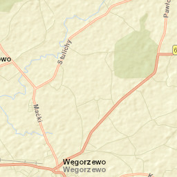 Węgorzewo Street Map