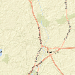 Lazdijai Street Map
