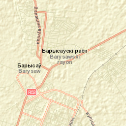 Barysaw Street Map