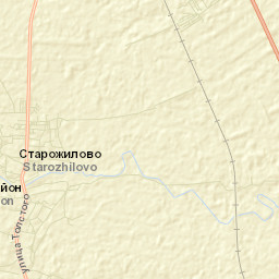 Starozhilovo Street Map