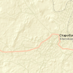 Starobachaty Street Map