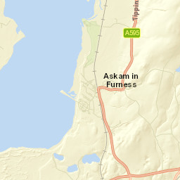 Askam in Furness Street Map