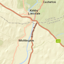 Burrow Road, Carnforth, Lancashire LA6 Street Map