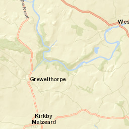 Courby Hill, Ripon, North Yorkshire HG4, UK Street Map