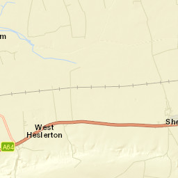 1 Carr Lane, East Heslerton, Malton, North Yorkshire Street Map