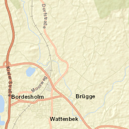 Wattenbek Street Map