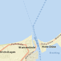 Warnemünde Street Map