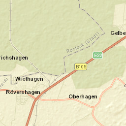 Gelbensande Street Map
