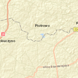 Grabowo Kościerskie Street Map