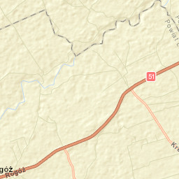 Powiat bartoszycki Street Map