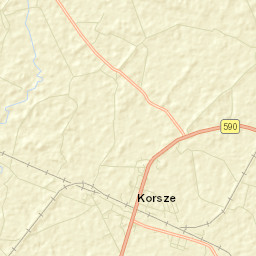 Korsze Street Map