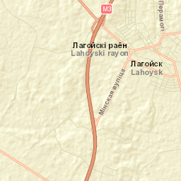Lahoysk Street Map