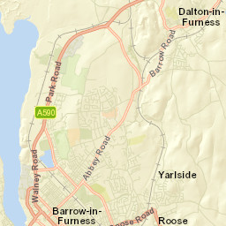 2 Skelgate, Dalton-in-Furness, Cumbria LA15 Street Map