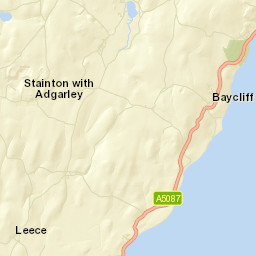 Coast Rd, Ulverston, Cumbria LA12, UK Street Map