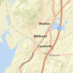 Carnforth Street Map