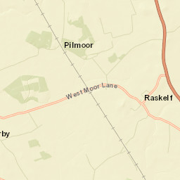 Hag Lane, York, North Yorkshire YO61 1SS Street Map