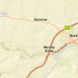 Braygate Street, Malton, North Yorkshire Street Map