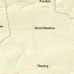 Butt Lane, Driffield, East Riding of Yorkshire Street Map