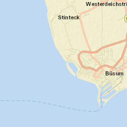 Büsum Street Map