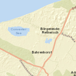 Börgerende-Rethwisch Street Map