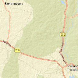 Polanów Street Map