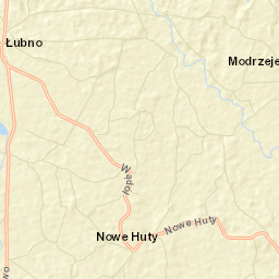 Powiat bytowski Street Map