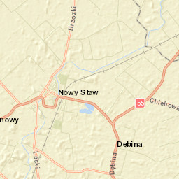 Nowy Staw Street Map