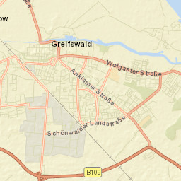 Greifswald Street Map
