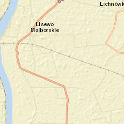 Lisewo Malborskie Street Map