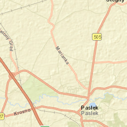 Pasłęk Street Map
