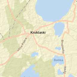Kruklanki Street Map