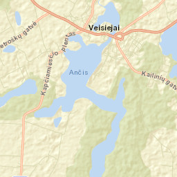 Veisiejai Street Map