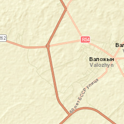 Valozhyn Street Map