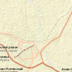 Zubova Polyana Street Map