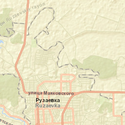Ruzayevka Street Map