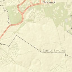 Sayansk Street Map