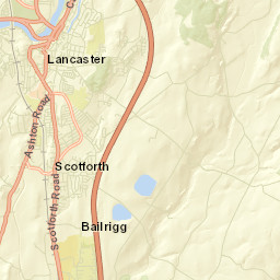 Lancaster, uk Street Map