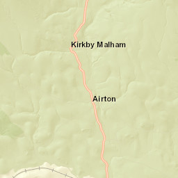 Calton Lane, Yorkshire Dales National Park Authority Street Map